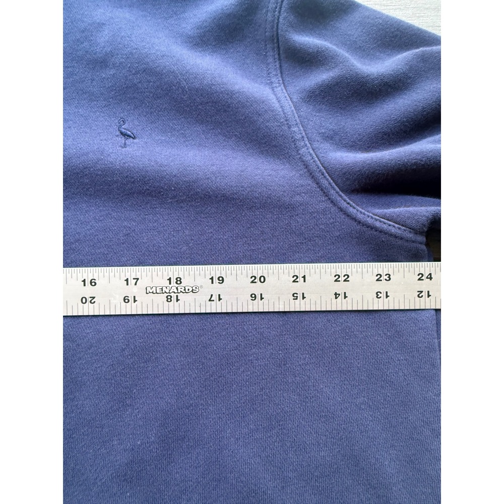 Tailorbyrd Collection men navy XL quarter-zip sweatshirt golf biz casual preppy - Picture 5 of 6